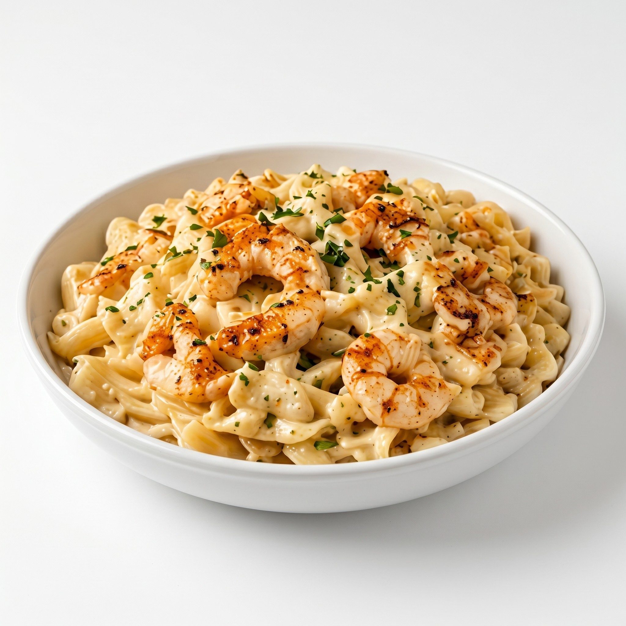 Chicken Alfredo Pasta.