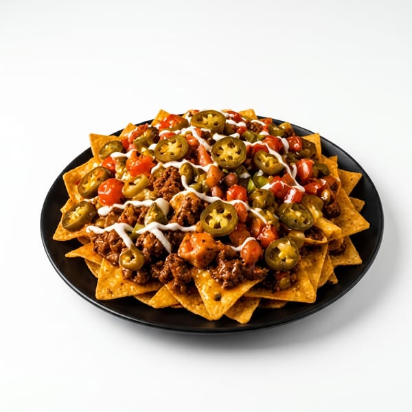 Chicken Alfredo Nachos